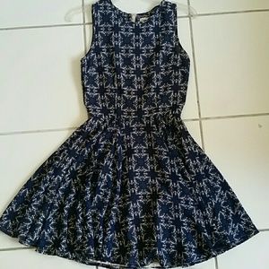 ***SALE*** Maison Jules Blue Gold A Line Dress